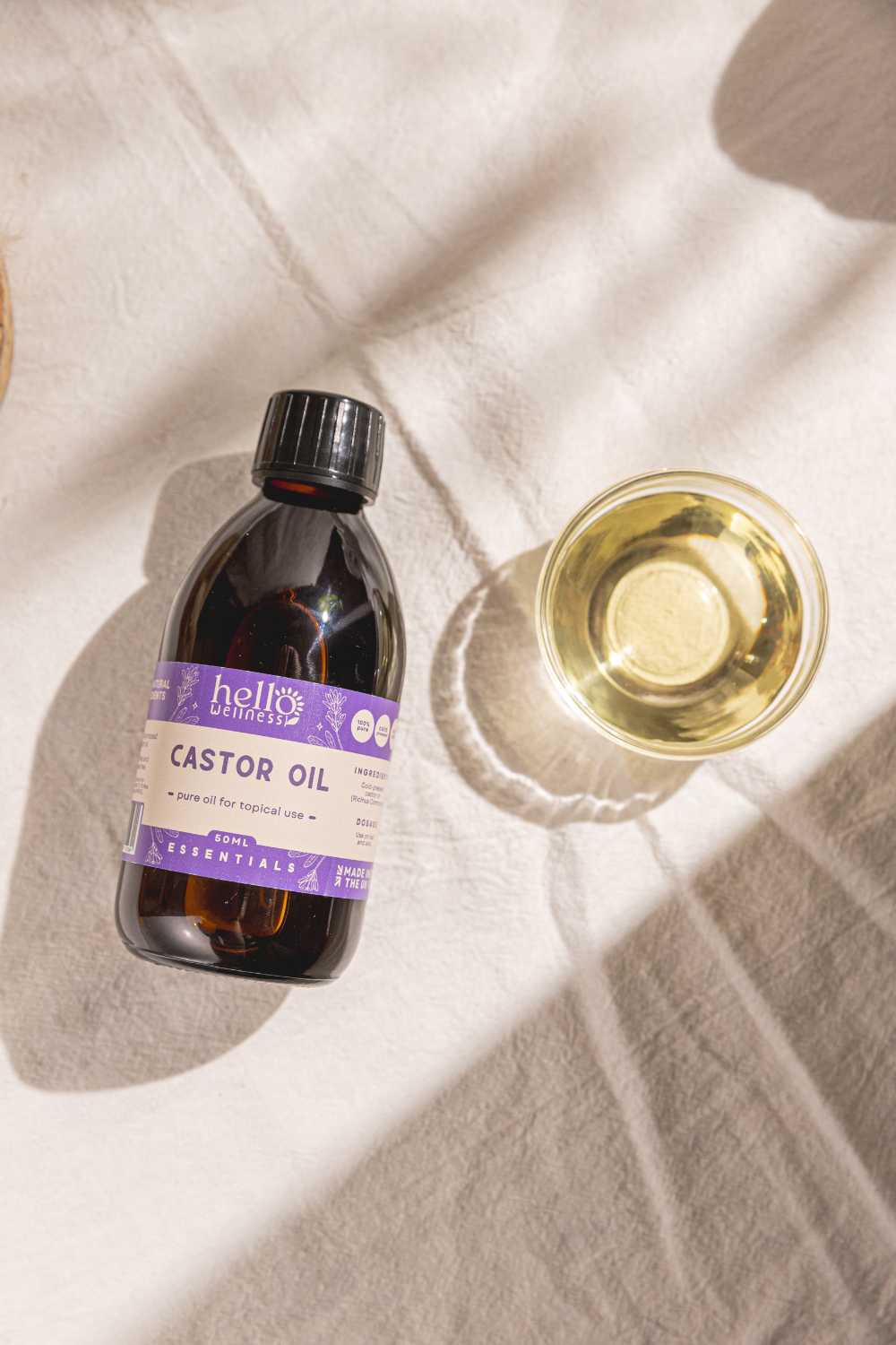 Unrefined Cold Pressed Castor Oil
